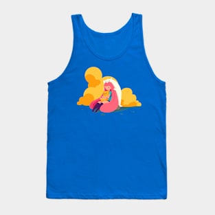 Bear Hug princess dog Tank Top